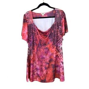 One world tie die t shirt XL